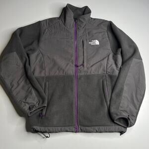 The North Face Womens Polartec Fleece Jacket‎ S Gray Full Zip Outdoor Hiking